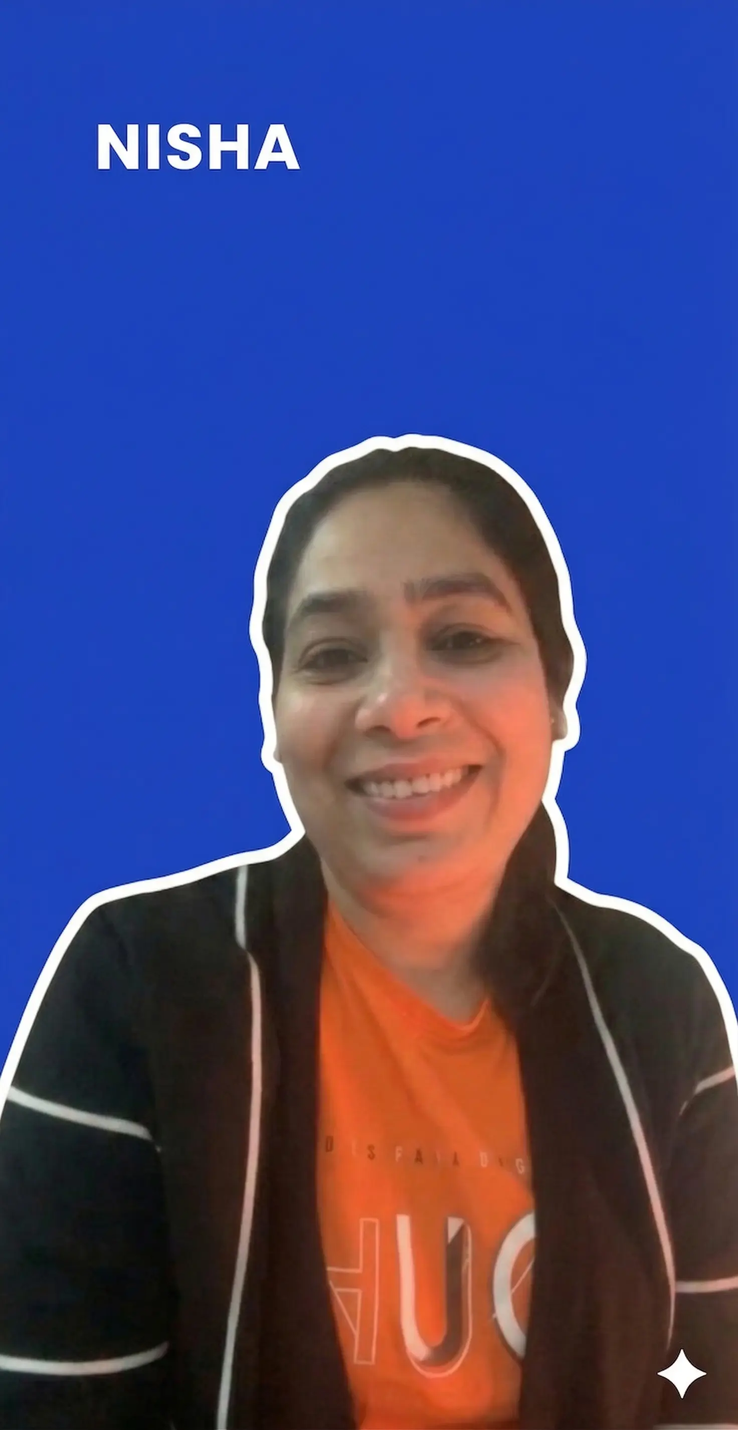 Video testimonial thumbnail for Nisha